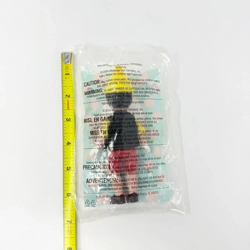Madame Alexander Disney Pinocchio Boy Doll #6 McDonald's Happy Meal Toy 2004 NIP